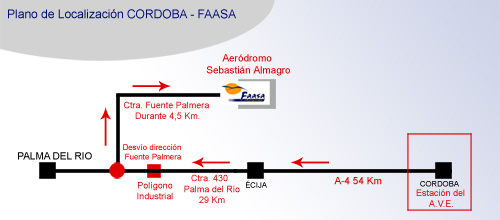 Mapa Córdoba - Faasa